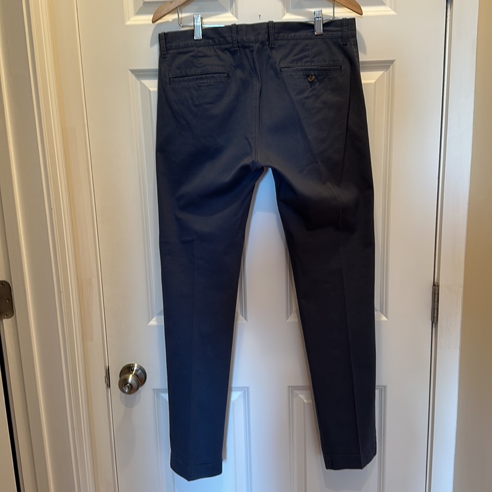 J. Crew Flex Slim Blue Chino 32 x 34 - Picture 2 of 2